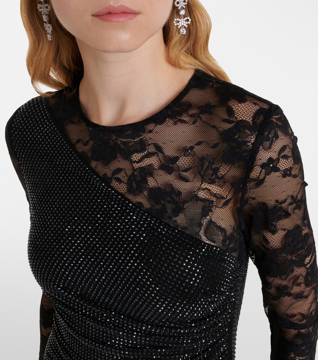 Robe longue à dentelle | Self-Portrait