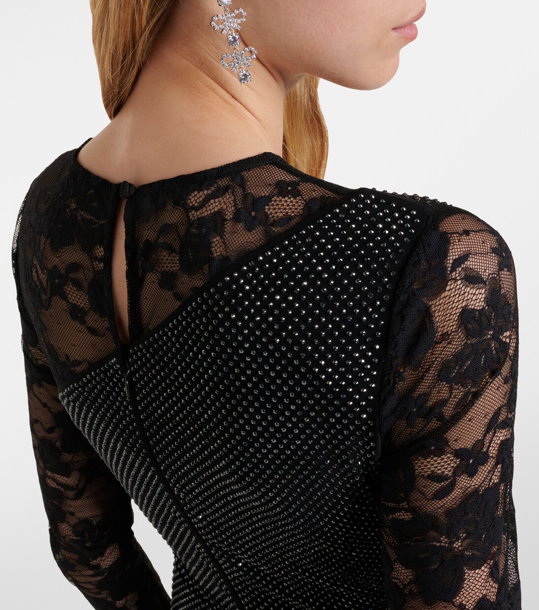 Robe longue à dentelle | Self-Portrait