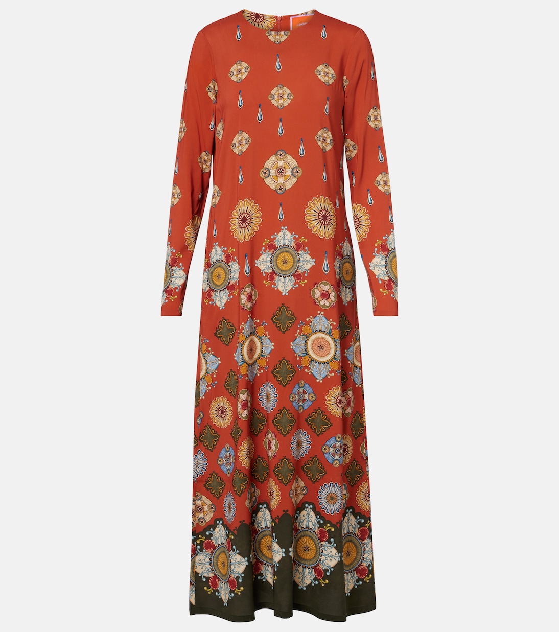 Swing printed jersey maxi dress | La DoubleJ