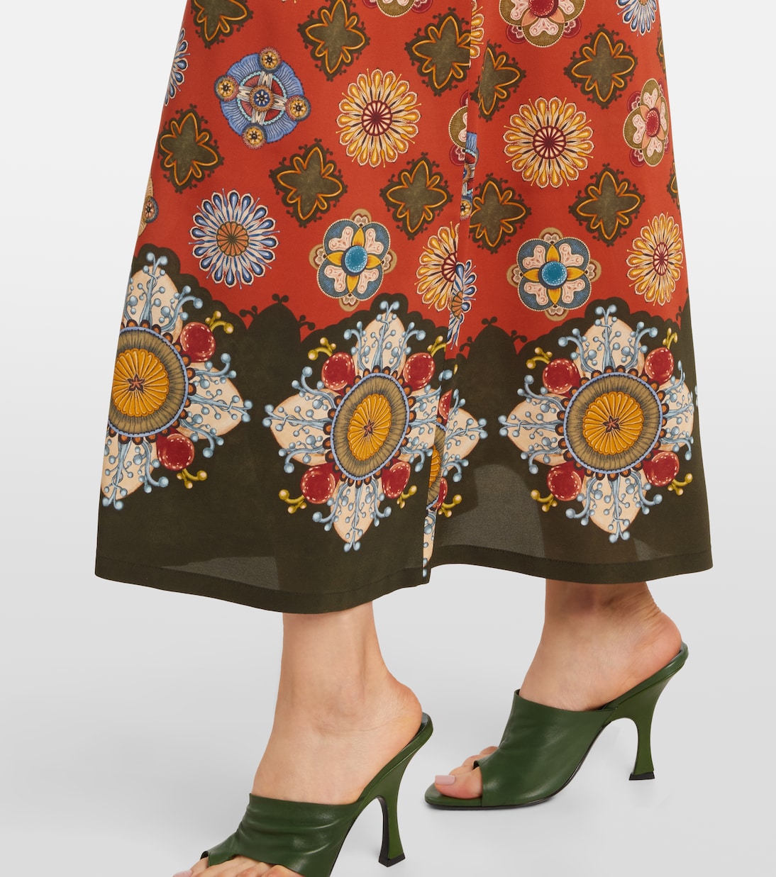 Swing printed jersey maxi dress | La DoubleJ