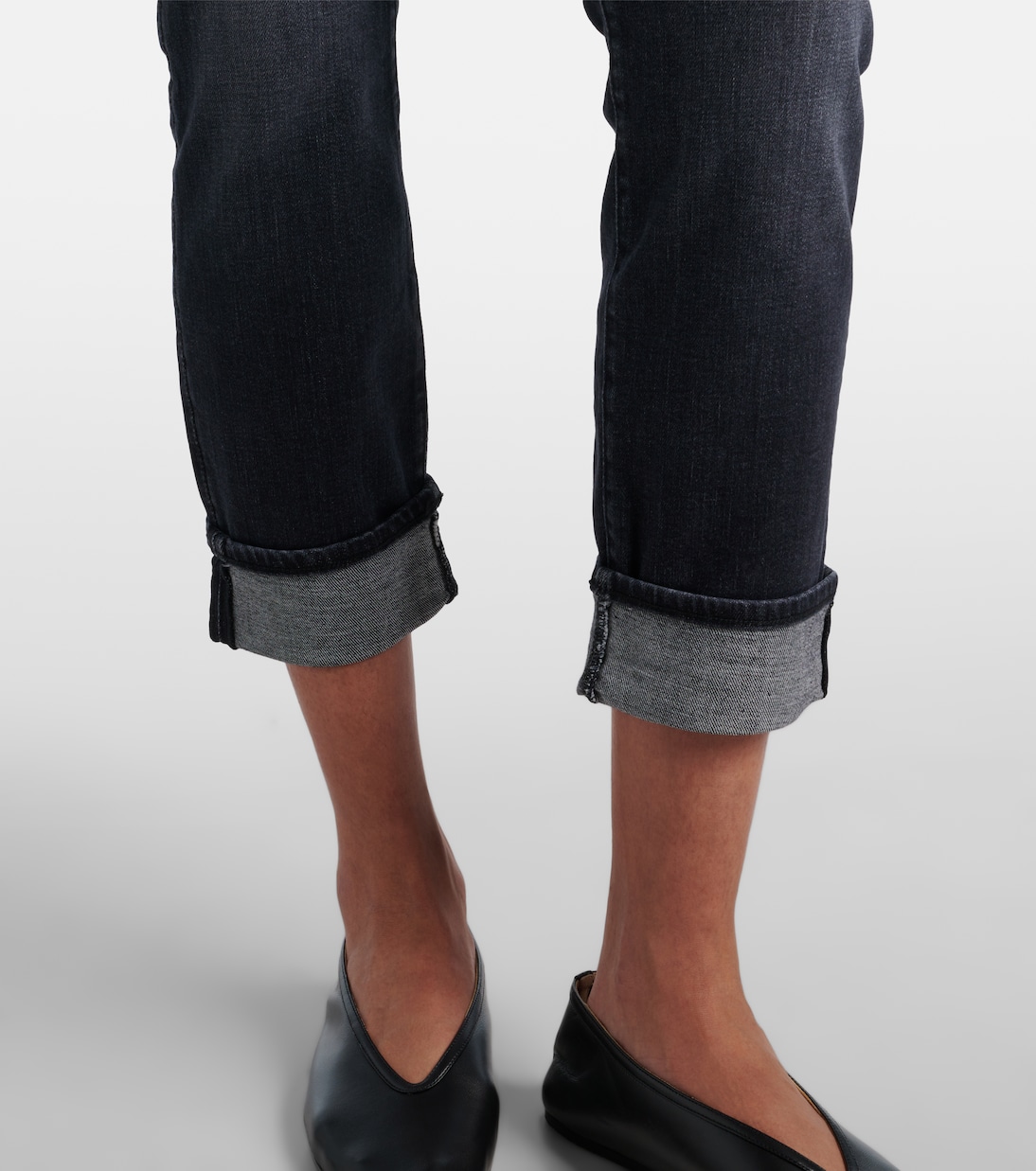 Mid-Rise Cropped Skinny Jeans | 7 For All Mankind
