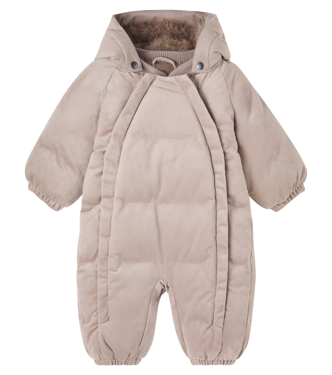 Baby Nallo corduroy snowsuit | Wheat