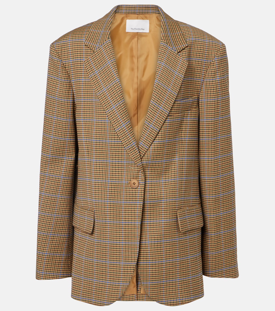 Lyra houndstooth oversized blazer | The Frankie Shop