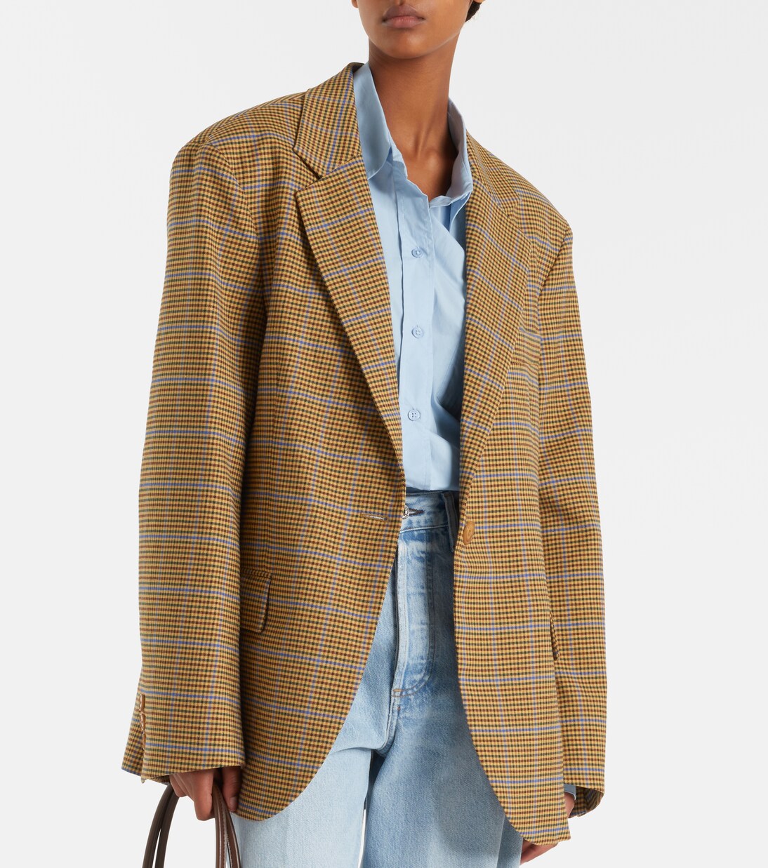 Lyra houndstooth oversized blazer | The Frankie Shop