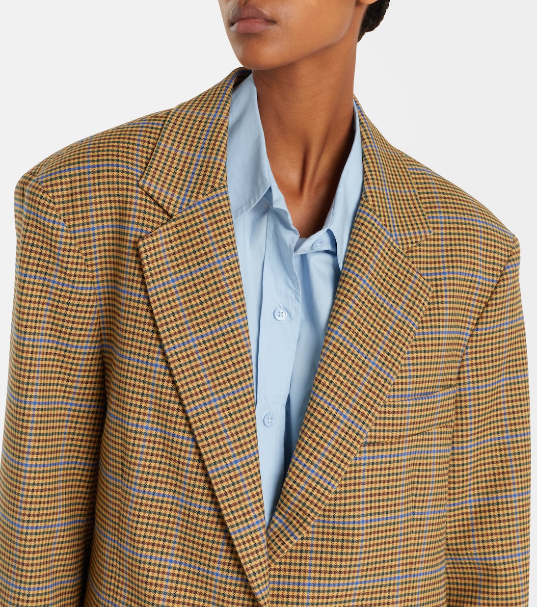 Lyra houndstooth oversized blazer | The Frankie Shop