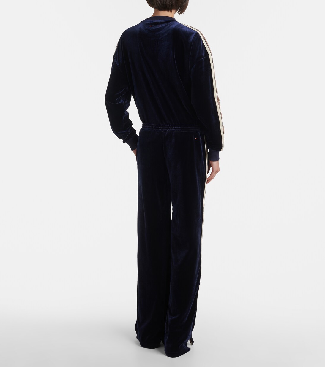 High-Rise-Jogginghose Monaco Freya aus Samt | The Upside