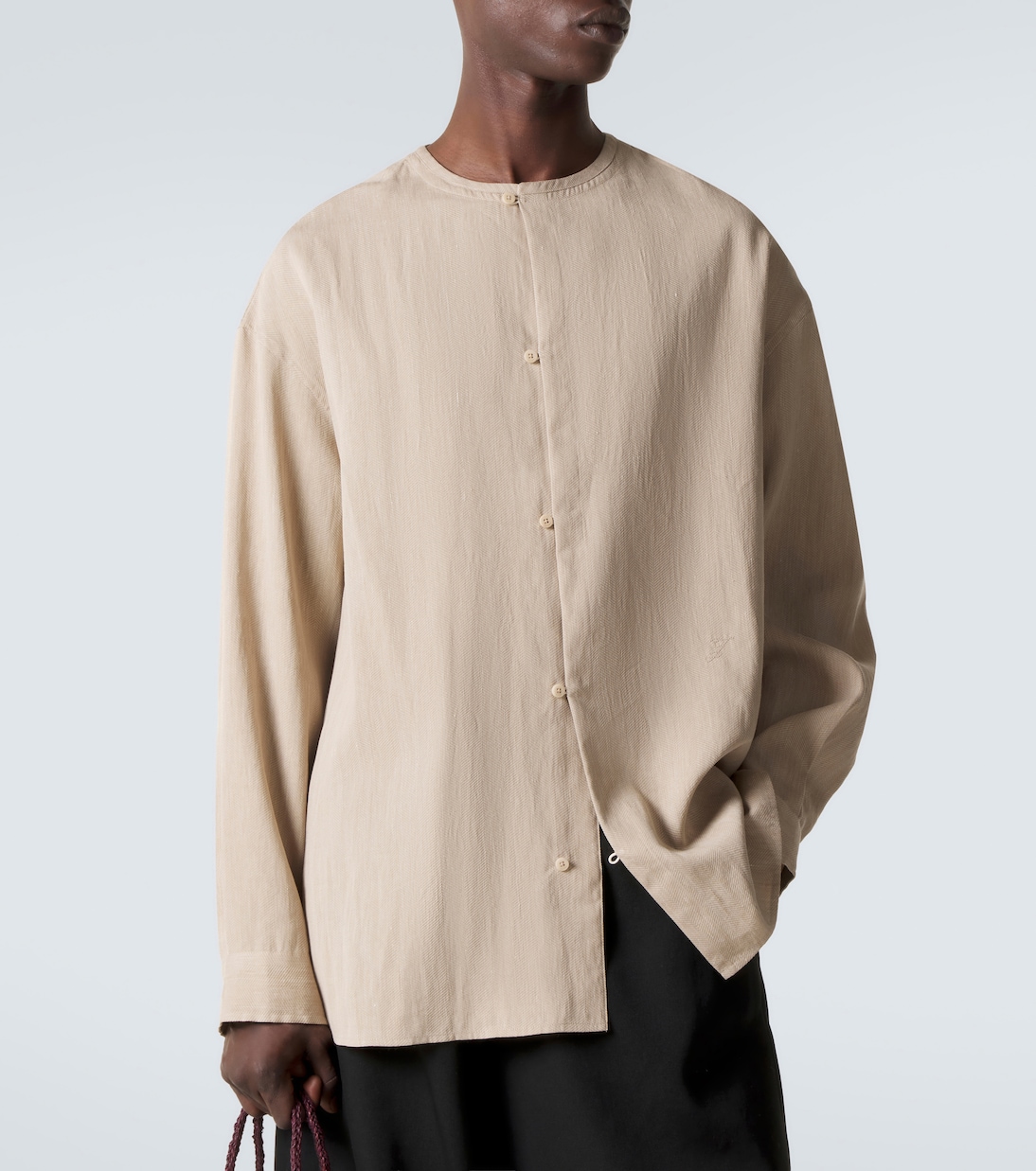 Camisa Pastro de mezcla de lino espigada | Jacquemus