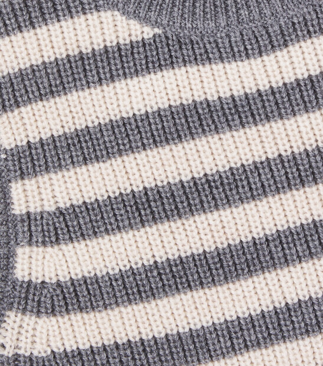 Baby Ruby striped wool sweater vest | Wheat
