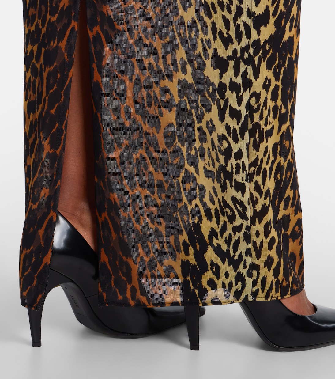 Bedrucktes Maxikleid aus Mesh | Alex Perry