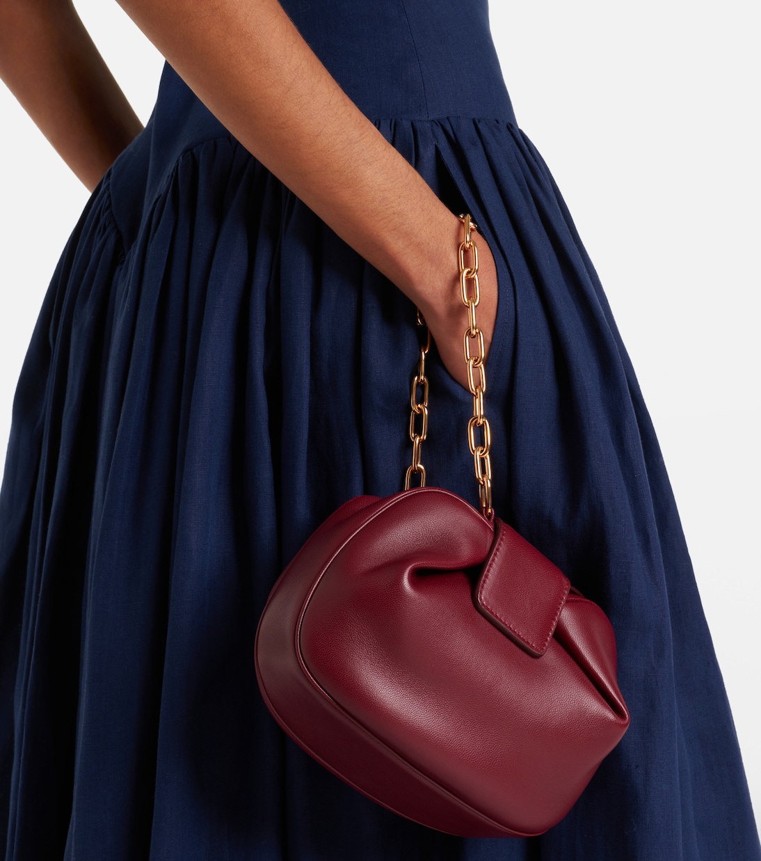 Soft Demi leather clutch | Gabriela Hearst