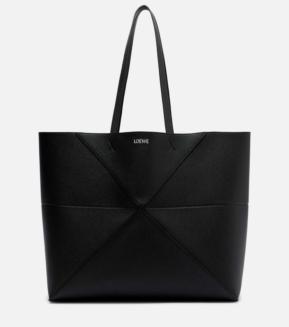 Cabas Puzzle Fold Large en cuir | Loewe
