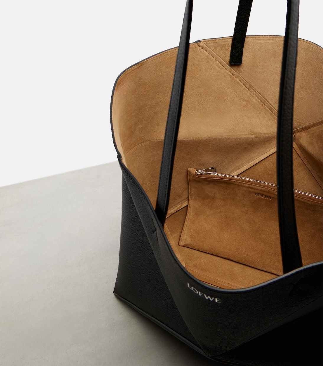 Cabas Puzzle Fold Large en cuir | Loewe