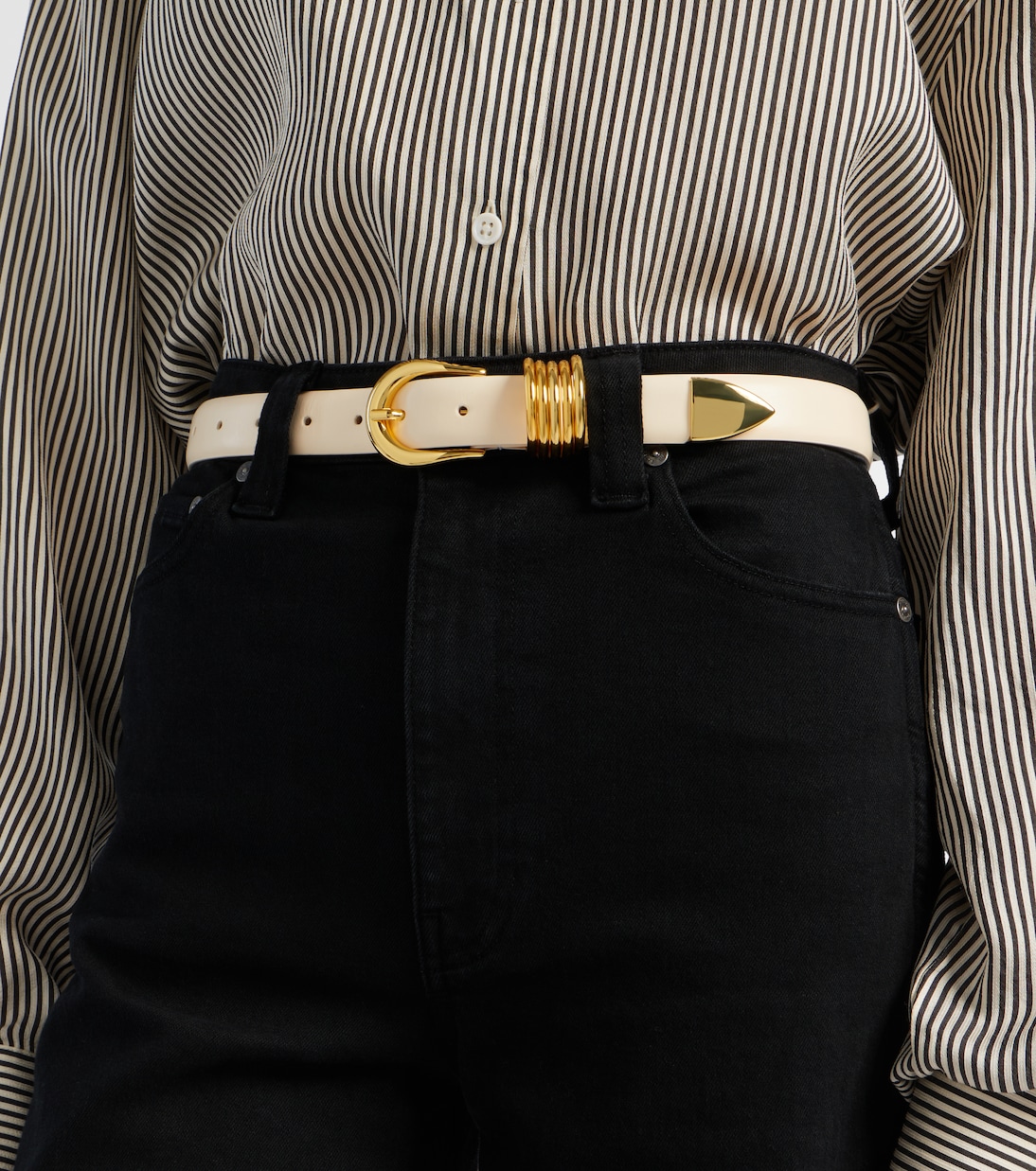 Gürtel Hollyhock aus Leder | Déhanche