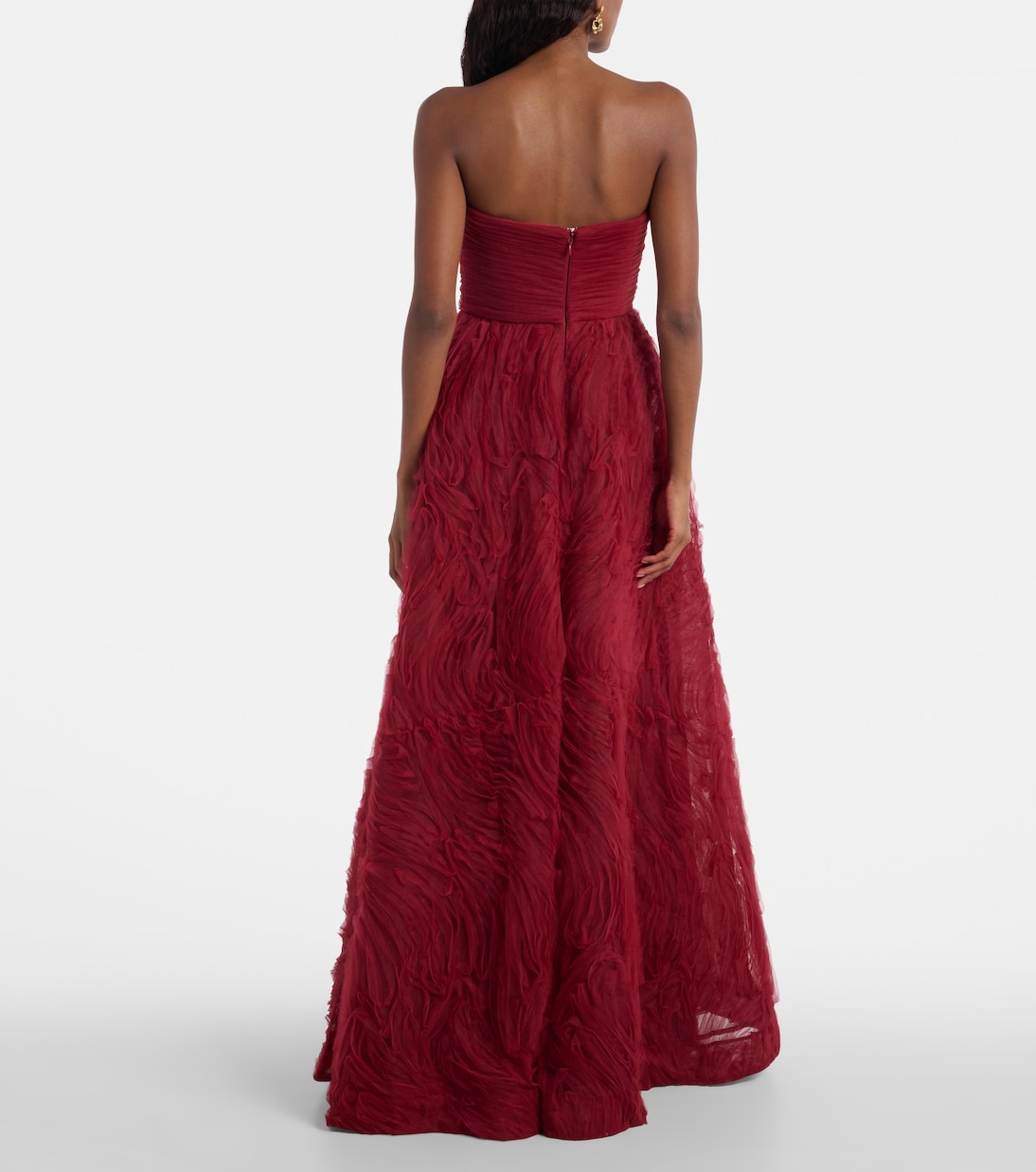 Willow mesh bustier gown | Rebecca Vallance