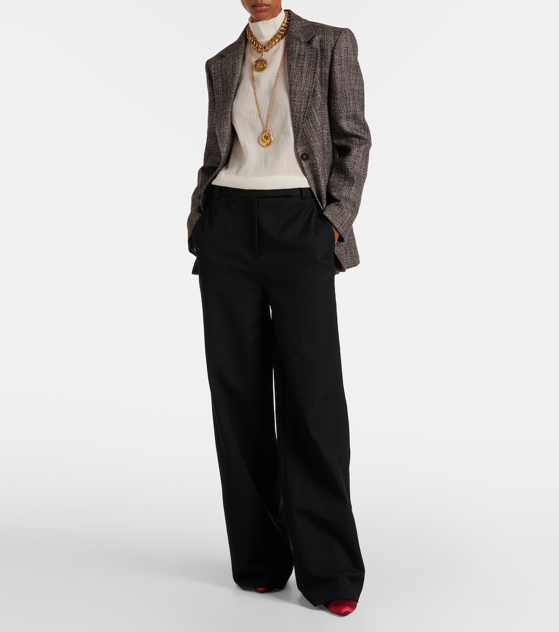 Yukio gabardine straight pants | Joseph