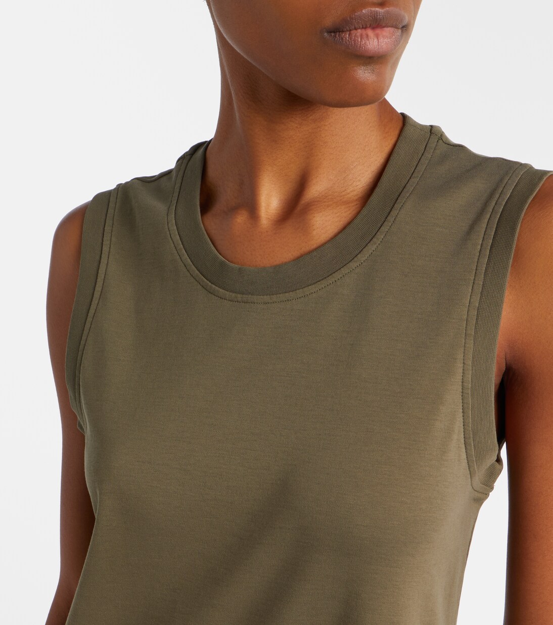 Cotton jersey midi dress | JW Anderson