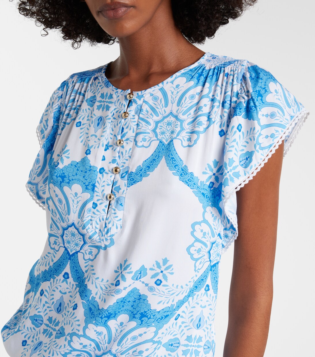 Lenni printed tiered minidress | Melissa Odabash