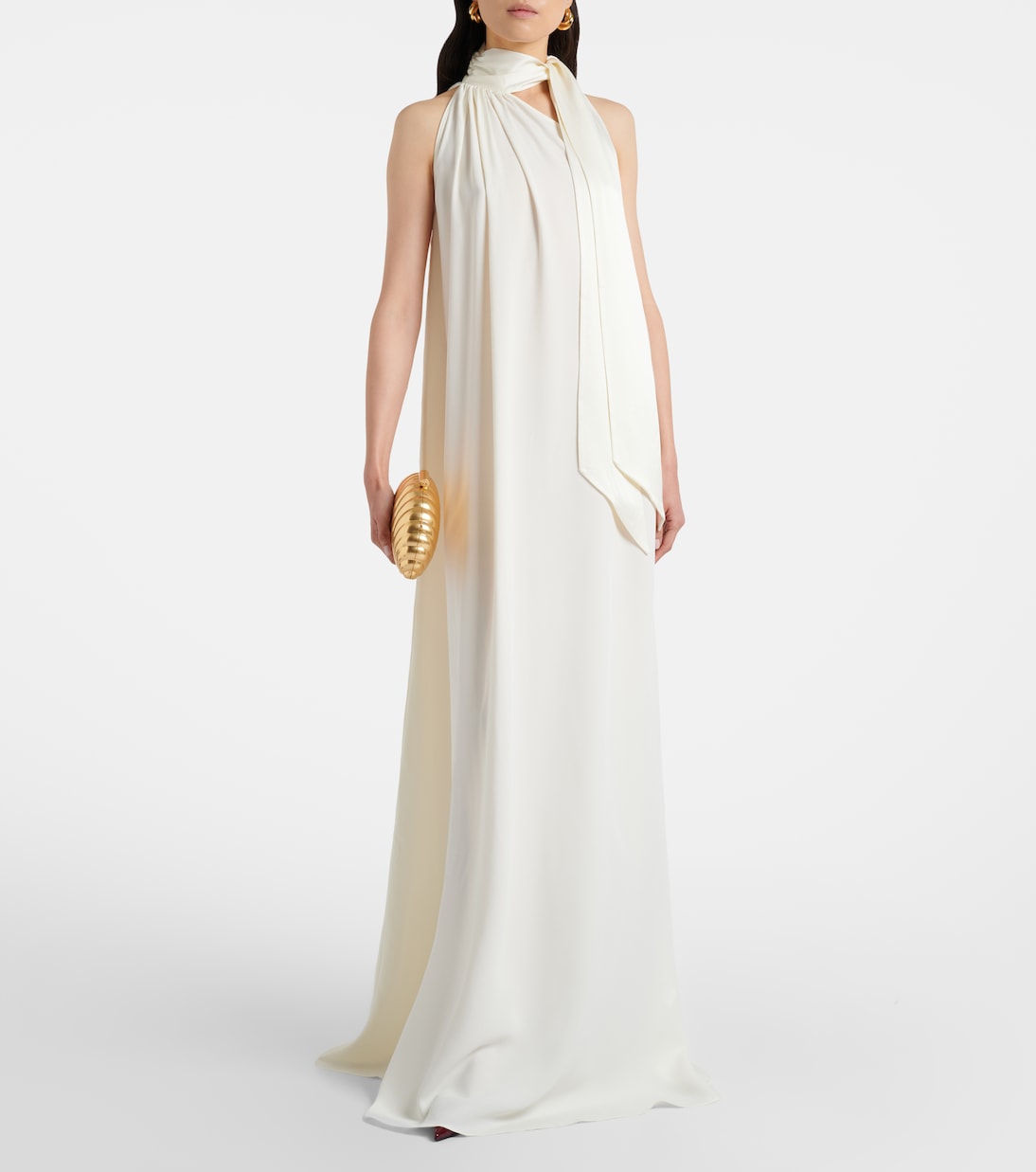 Bridal Astor crêpe cady gown | Taller Marmo
