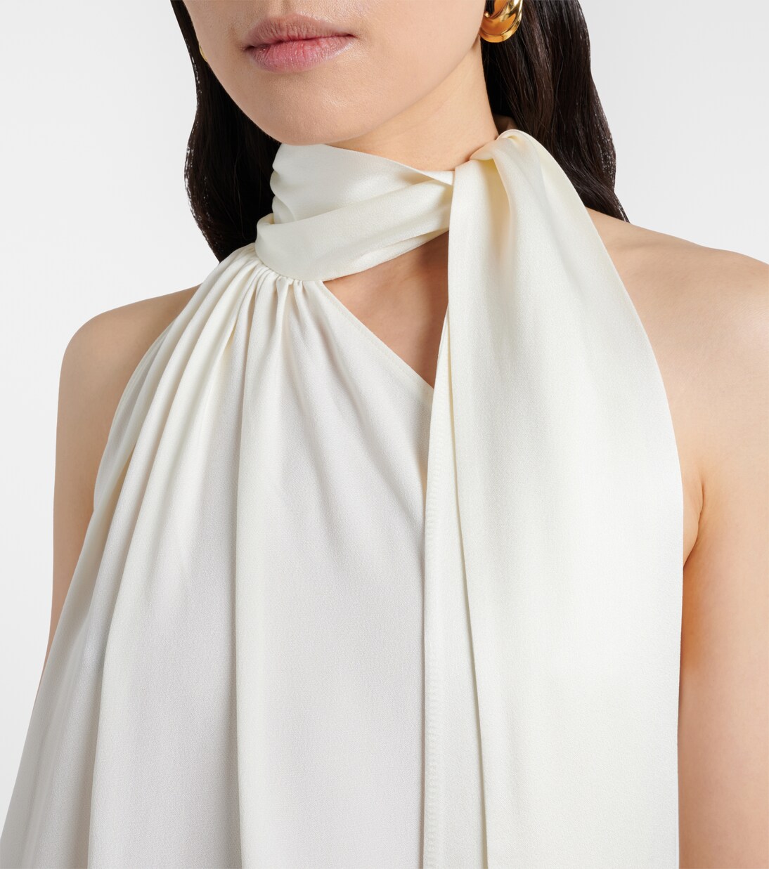 Bridal Astor crêpe cady gown | Taller Marmo