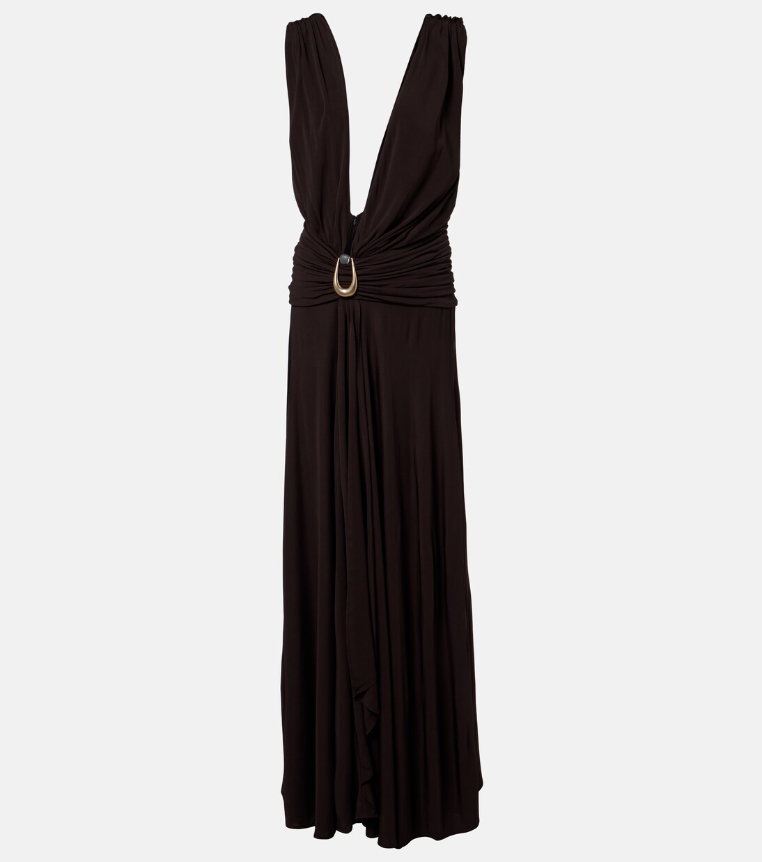 Abito lungo Stone Pin in jersey  | Christopher Esber