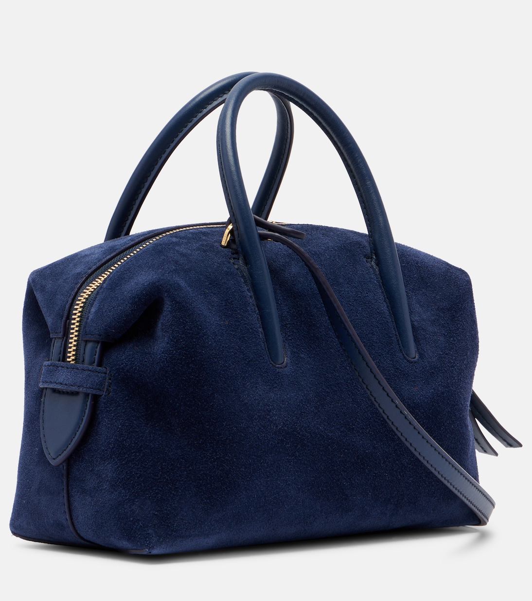 Stockholm Small suede top-handle bag | DeMellier