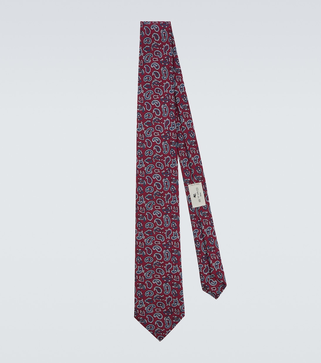 Paisley silk twill jacquard tie | Etro