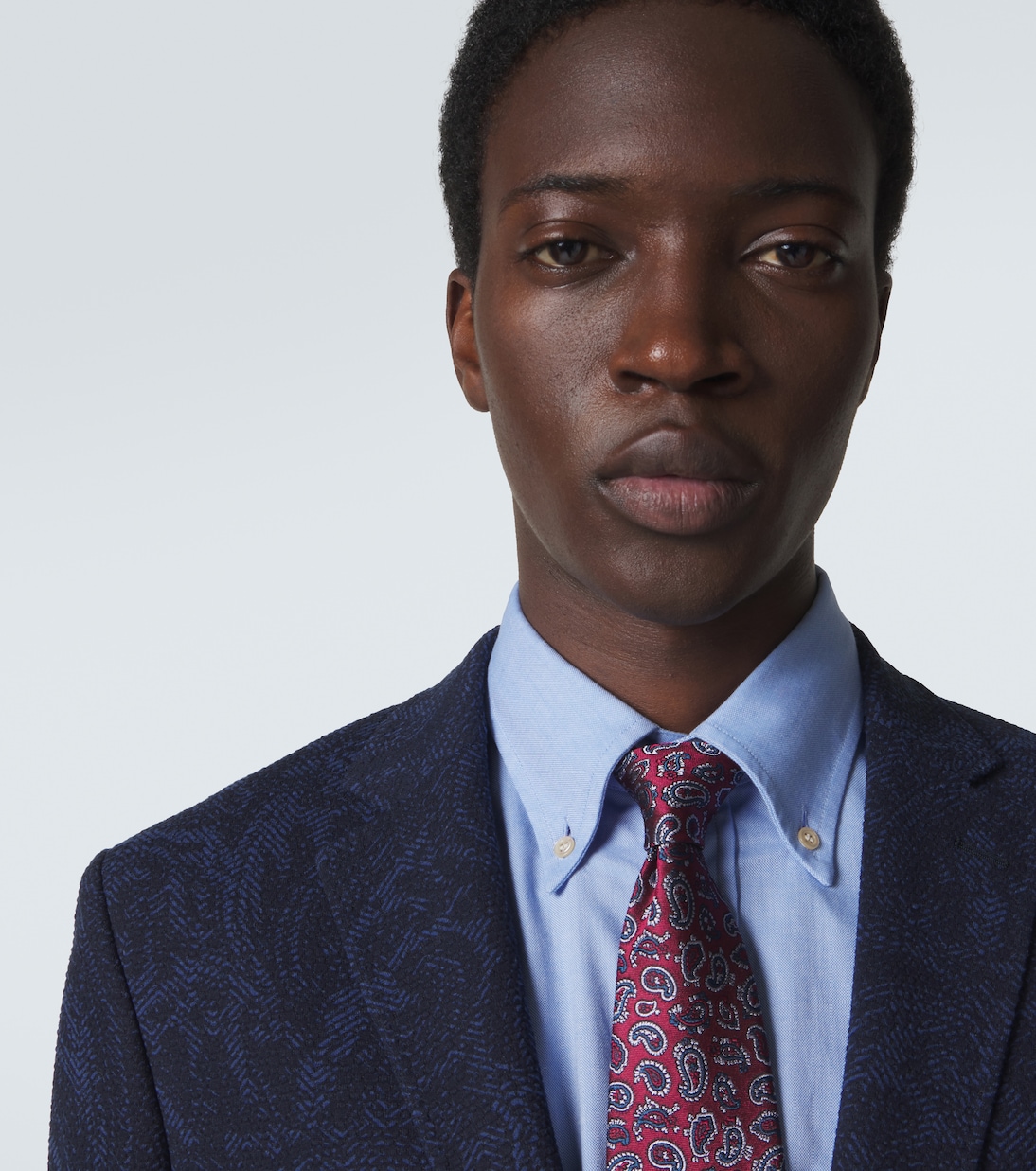 Paisley silk twill jacquard tie | Etro
