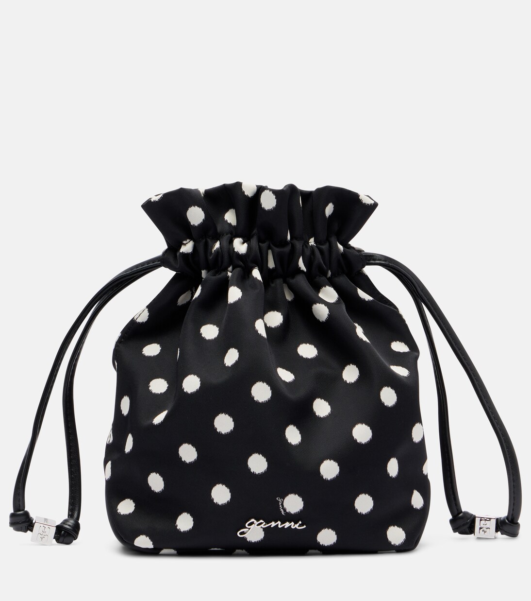 Bou polka-dot pouch | Ganni