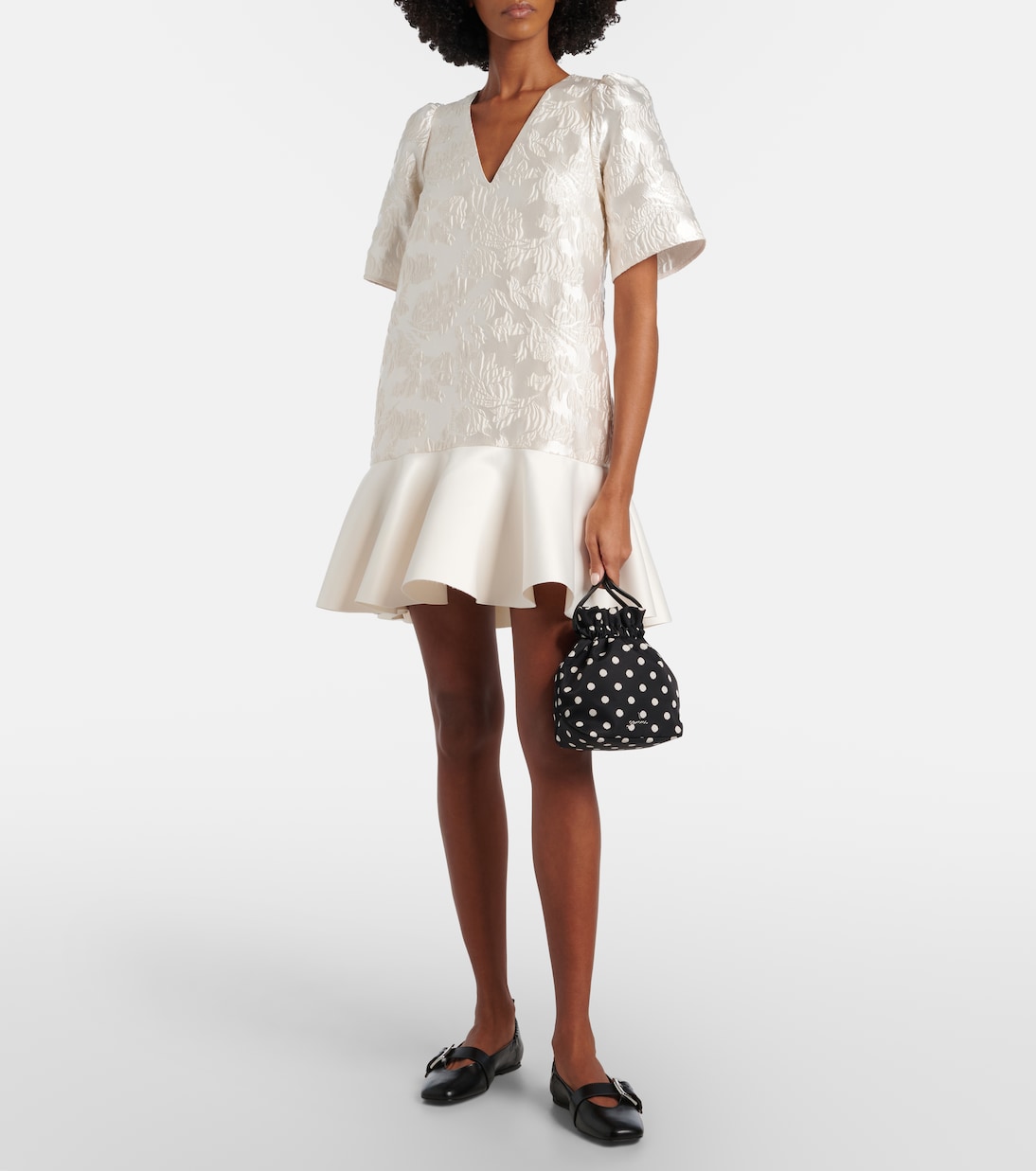 Bou polka-dot pouch | Ganni