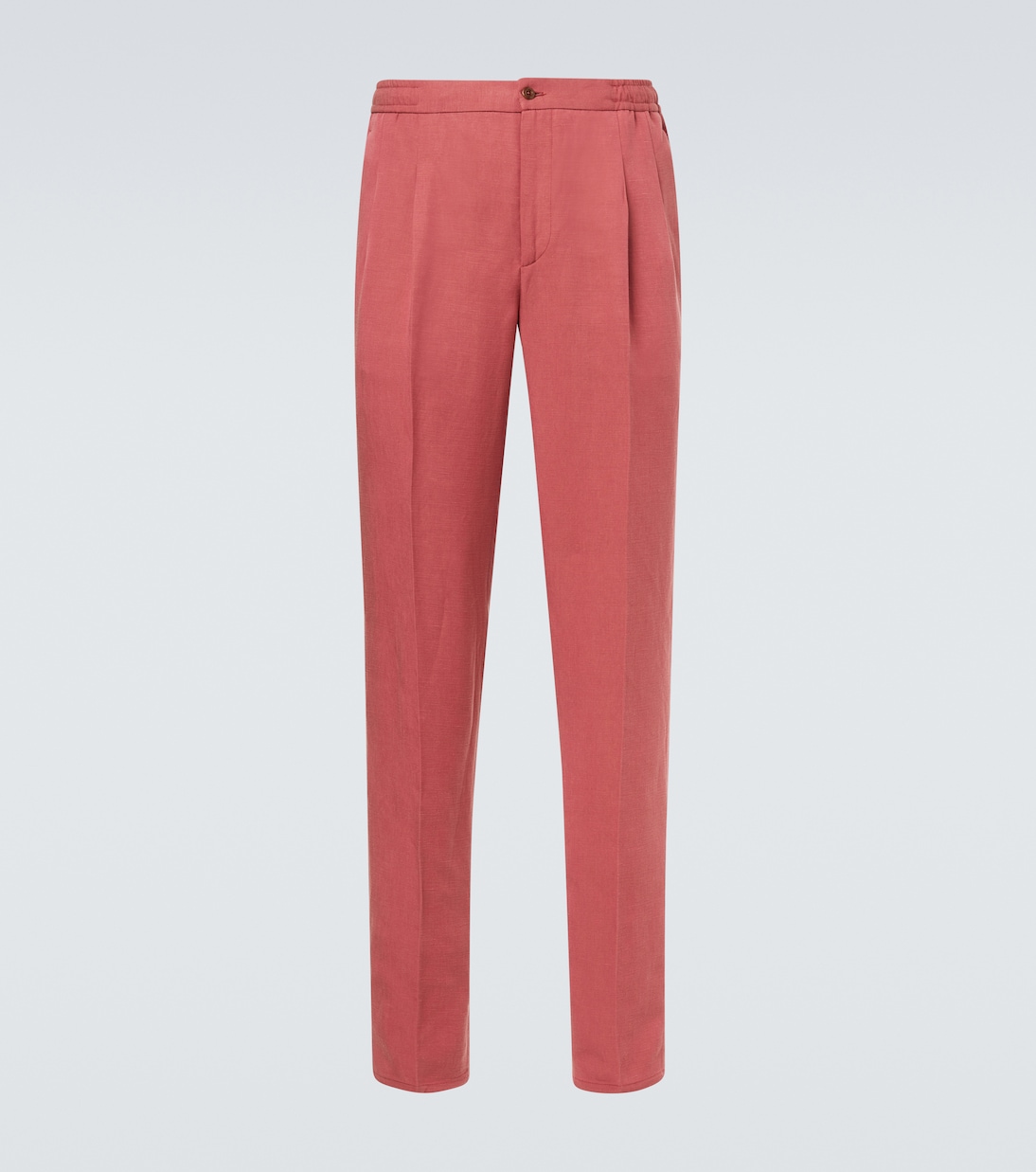Pleated tapered pants | Rubinacci