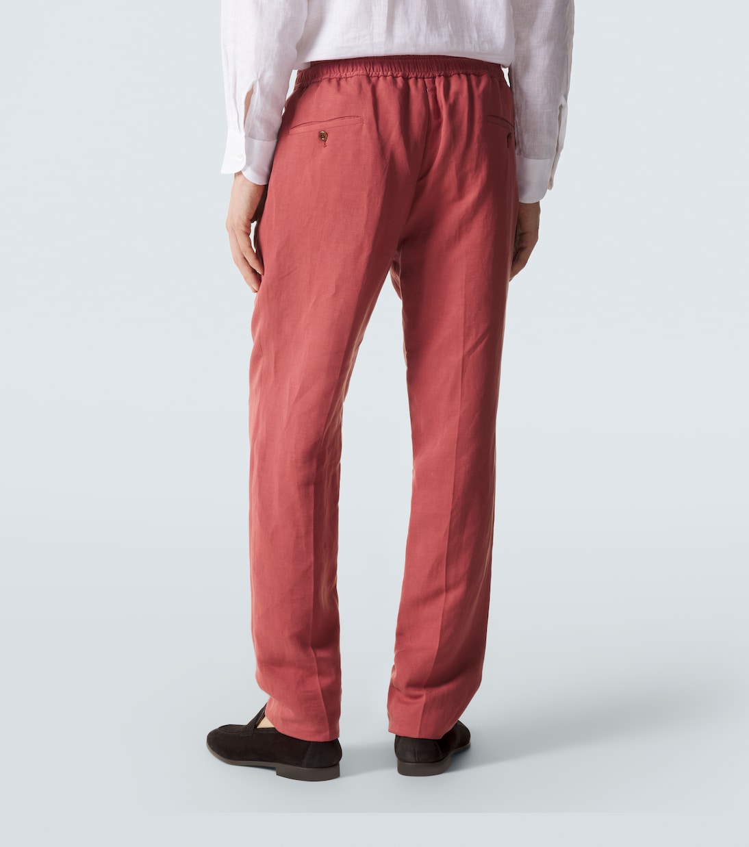 Pleated tapered pants | Rubinacci