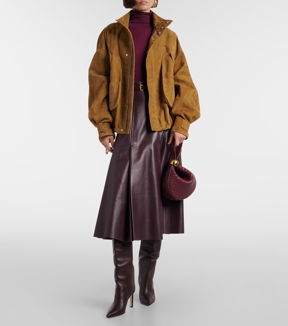 Clutch Zambia aus Leder | Amanu