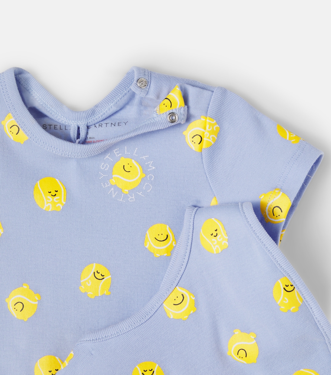 Baby Set aus Spieler und Lätzchen aus Jersey | Stella McCartney Kids