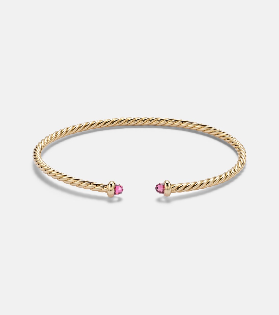 Bracciale Cablespira® Flex Micro in oro 18kt con tormalina | David Yurman