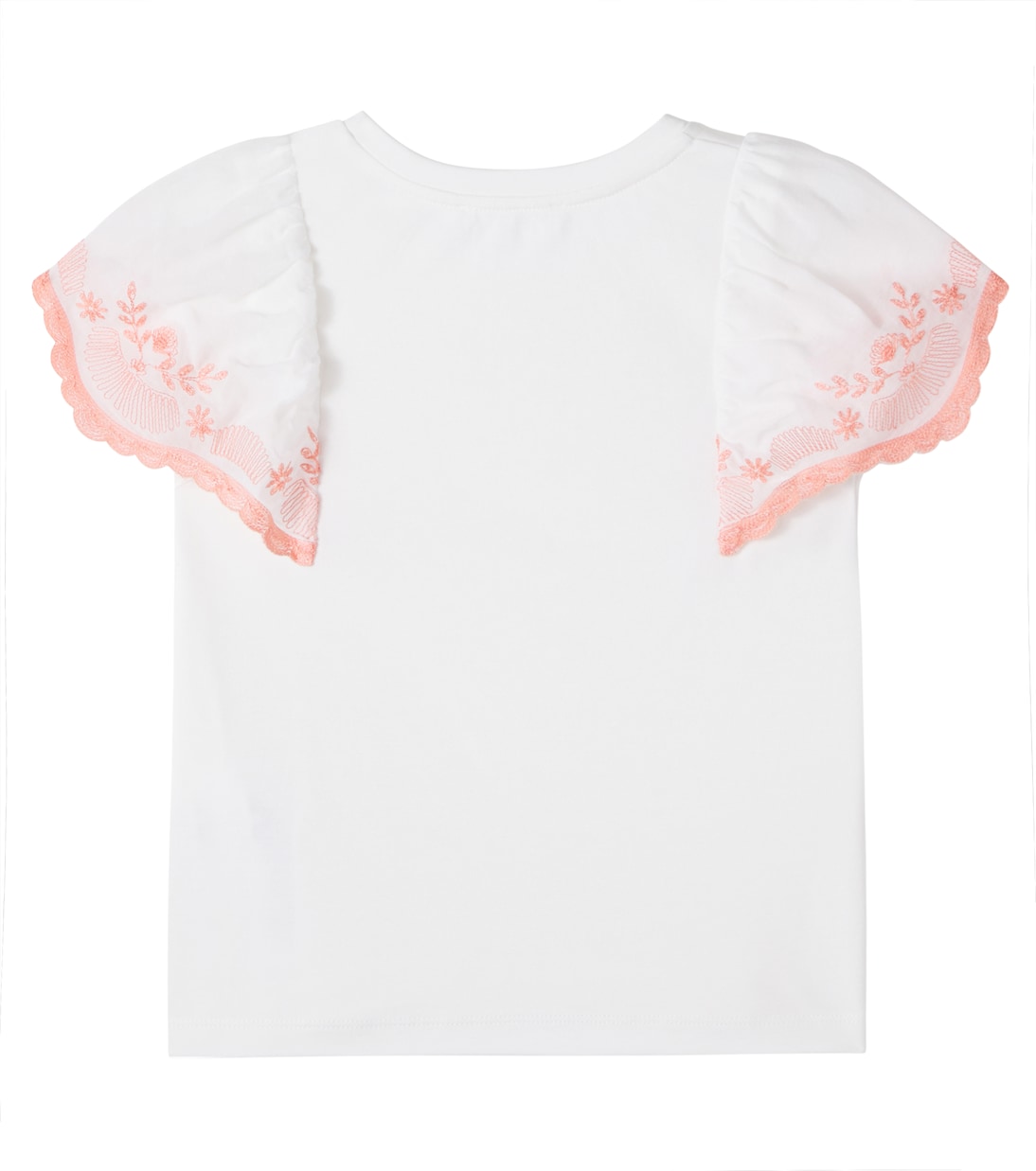 Embroidered cotton T-shirt  | Chloé Kids