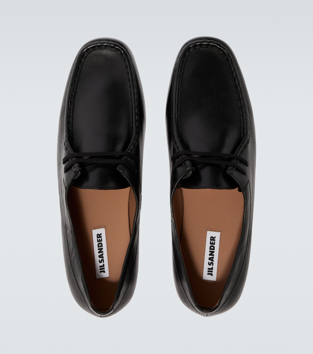 Hood leather lace-up boots | Jil Sander