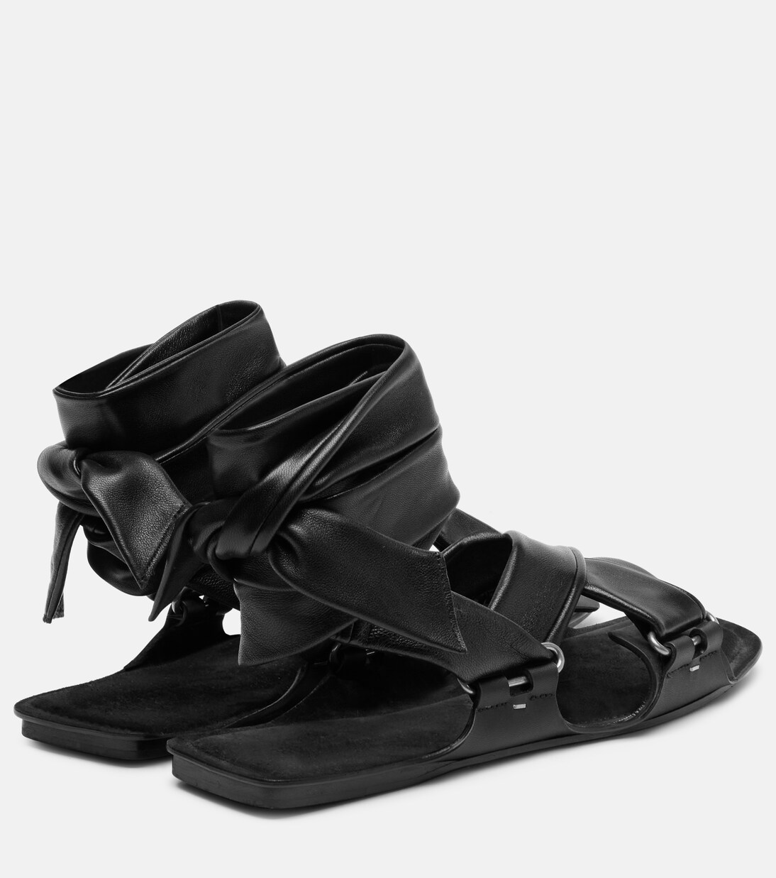 Boden Tie leather sandals  | Khaite