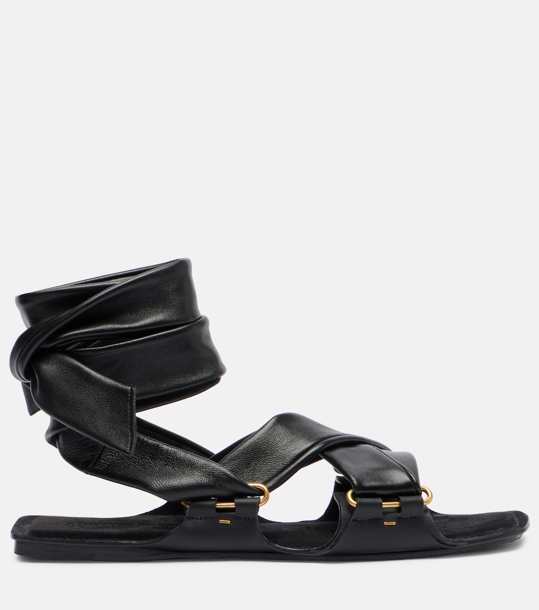 Boden Tie leather sandals  | Khaite