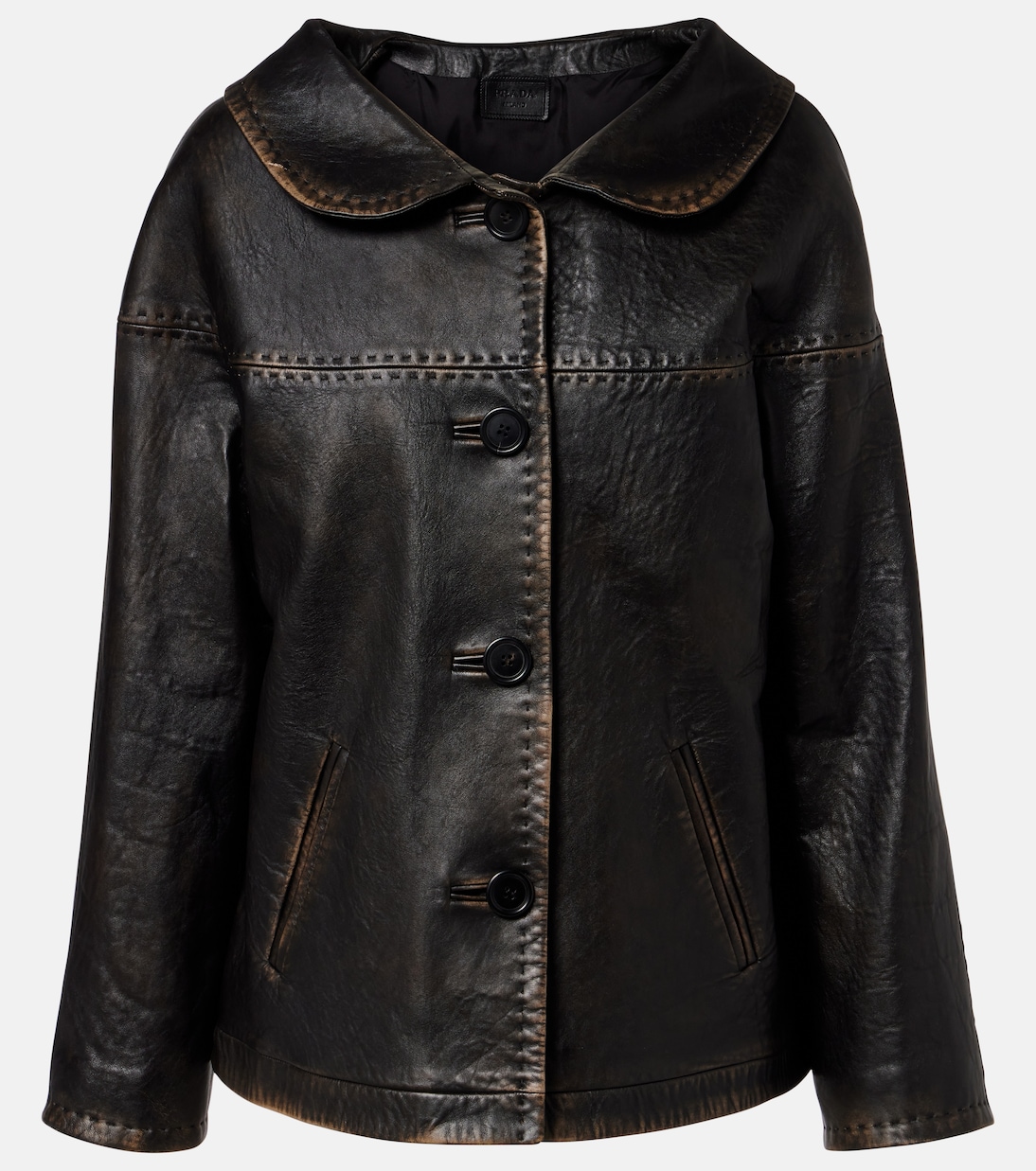 Leather jacket | Prada