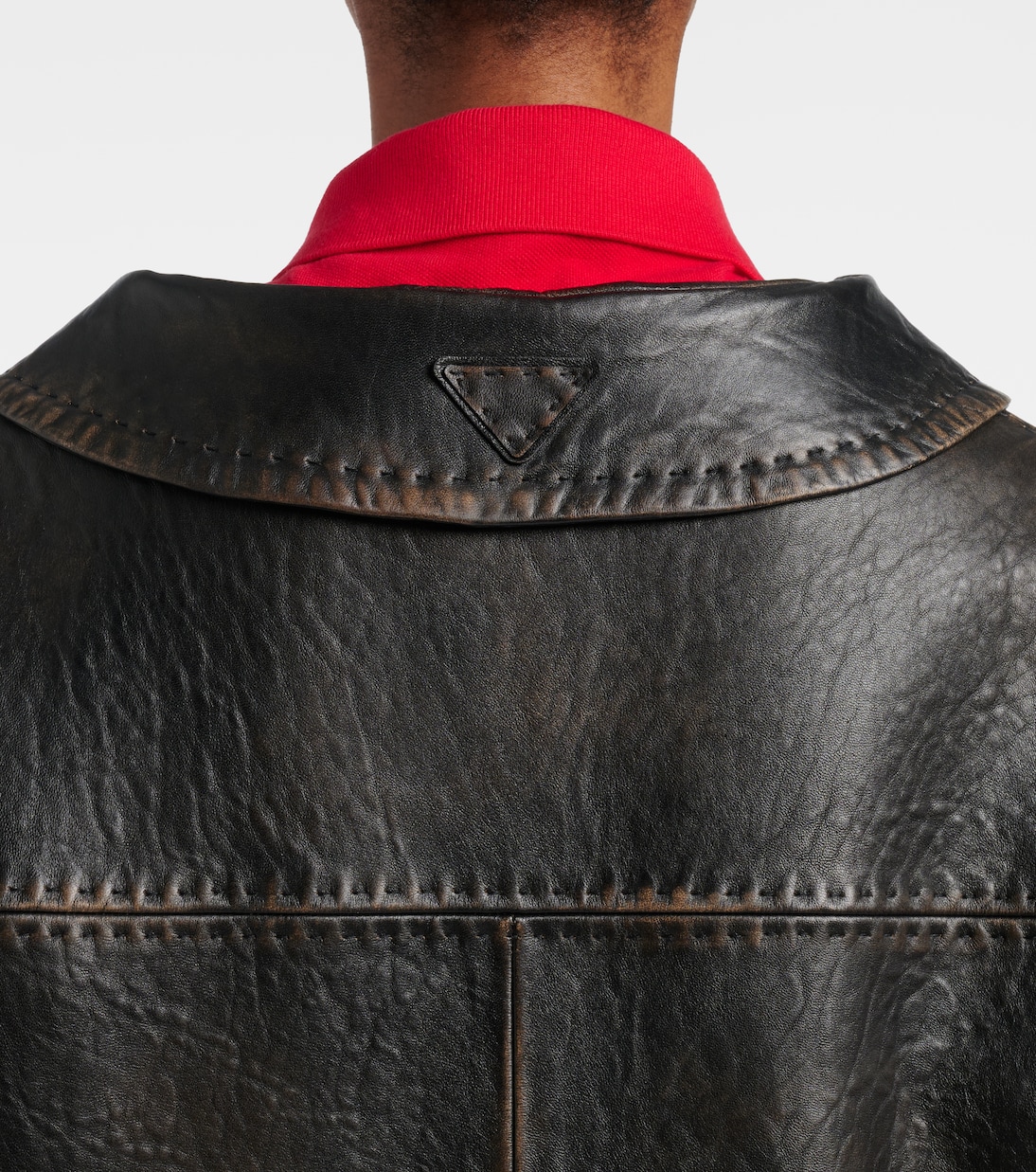 Leather jacket | Prada