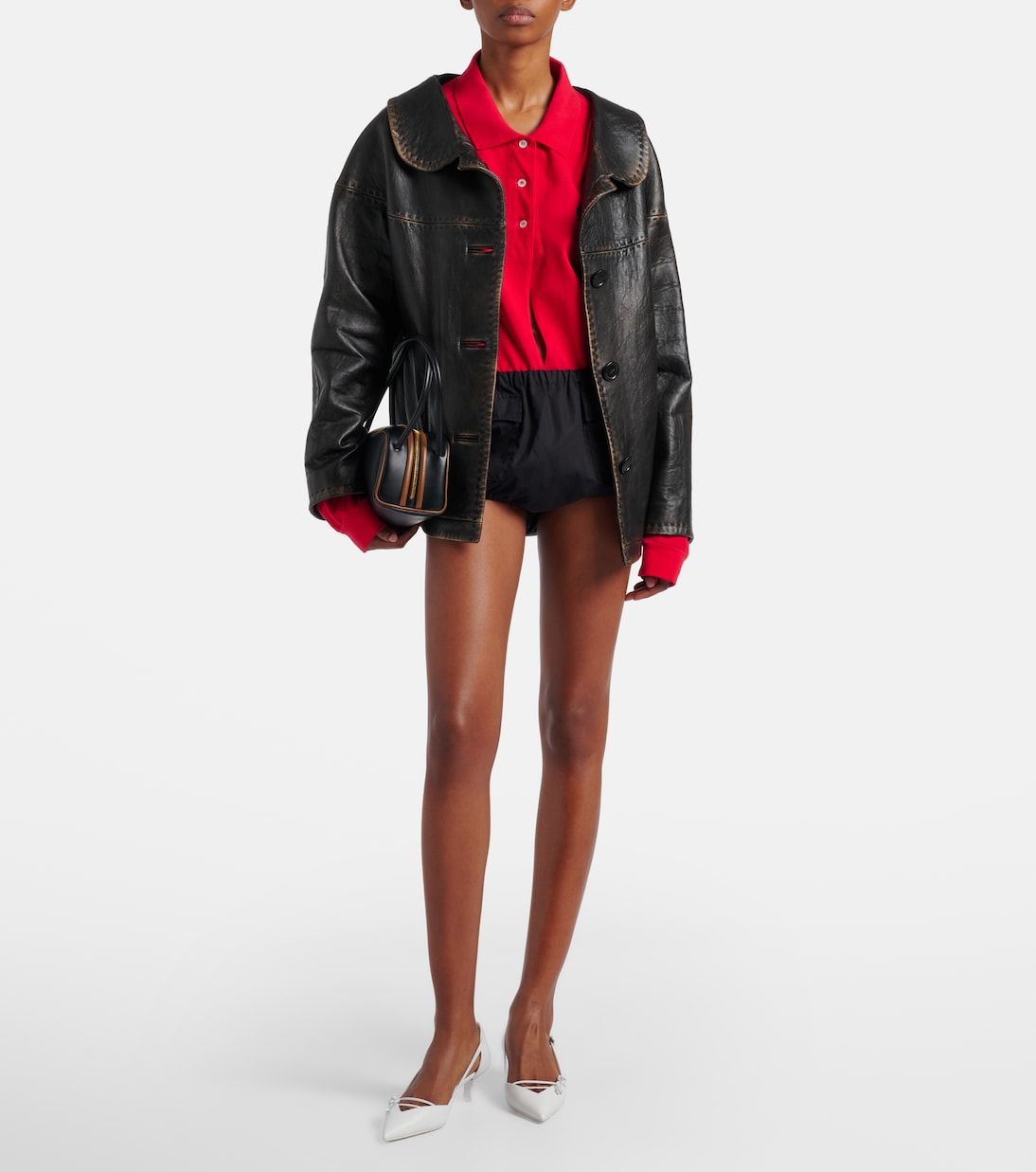 Leather jacket | Prada