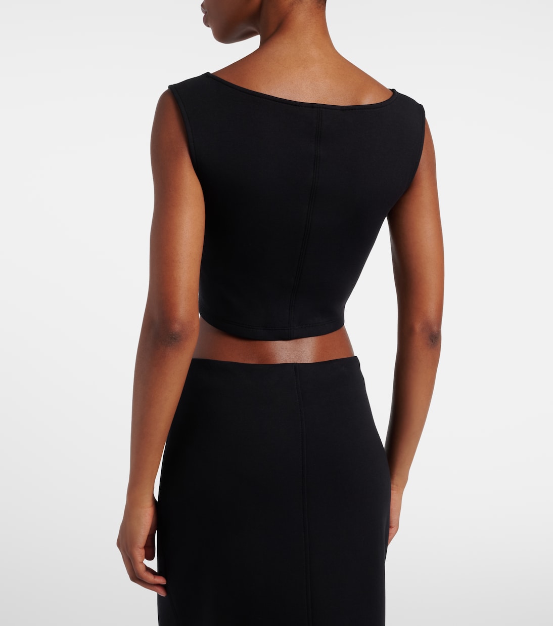 Dire cotton-blend crop top | 'S Max Mara