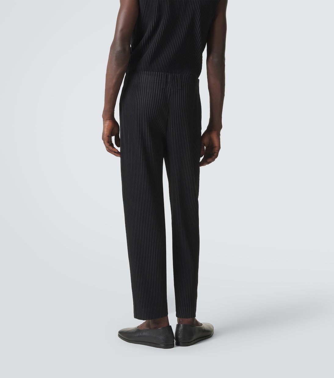 Basics pleated straight pants | Homme Plissé Issey Miyake