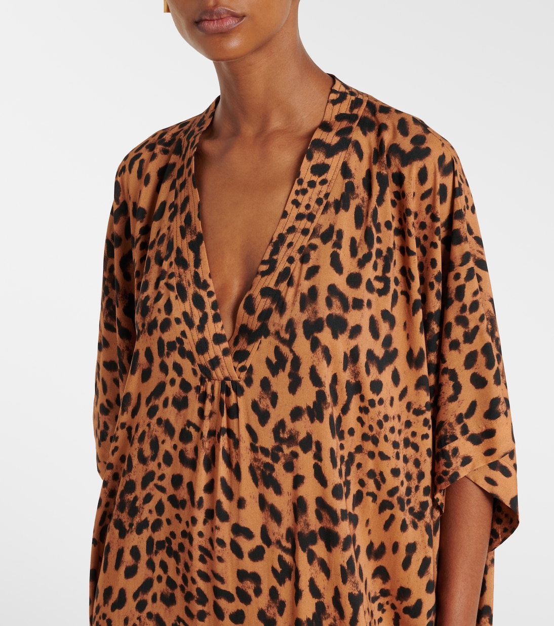 Vanessa leopard-print kaftan | Melissa Odabash