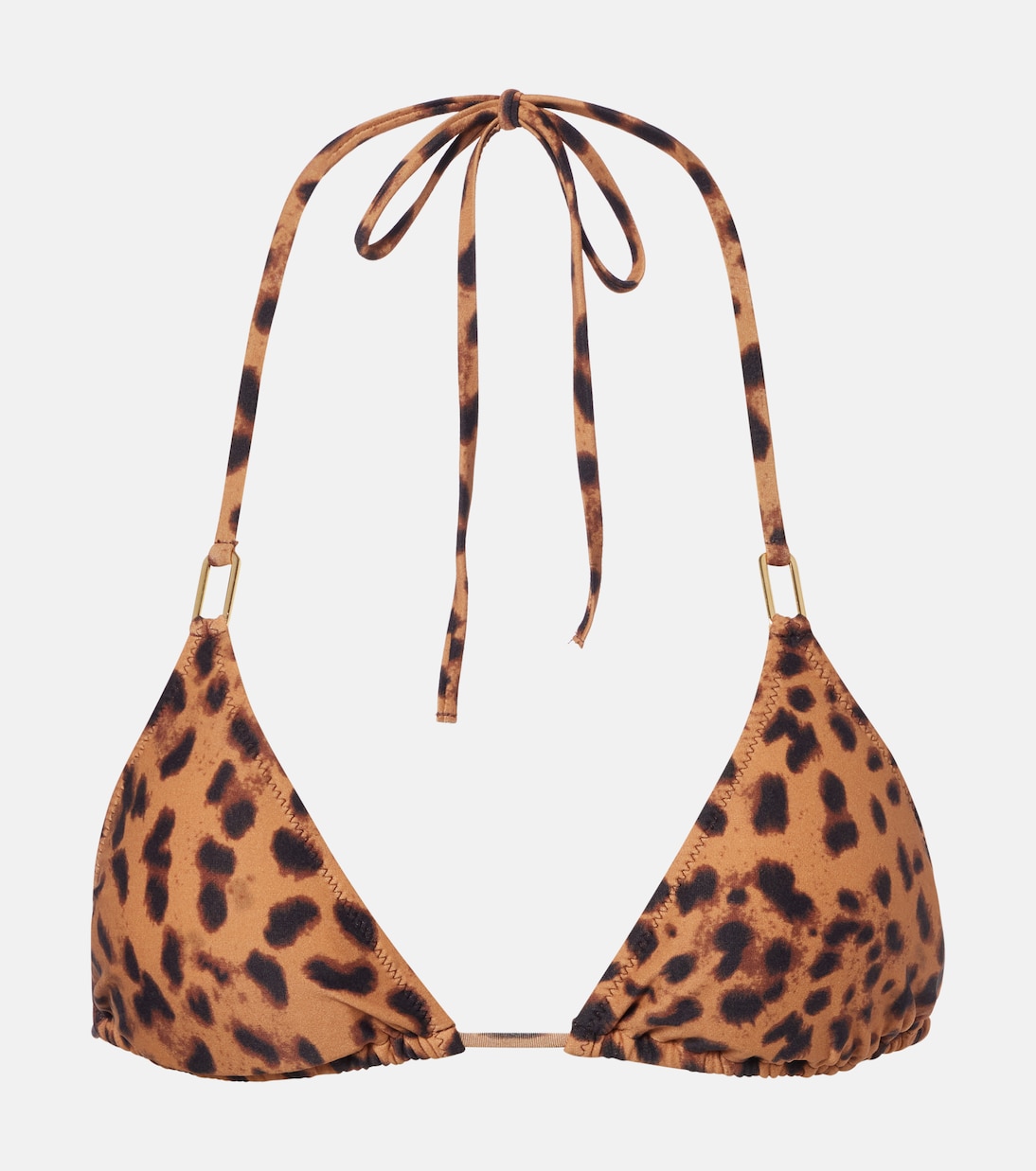 Cancun leopard-print bikini top | Melissa Odabash