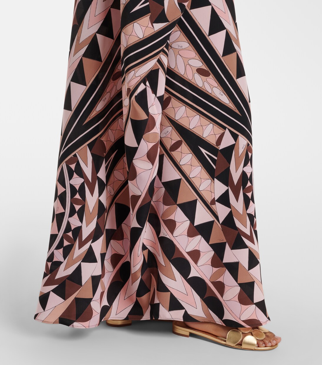 Manuba silk crêpe de chine kaftan | Pucci