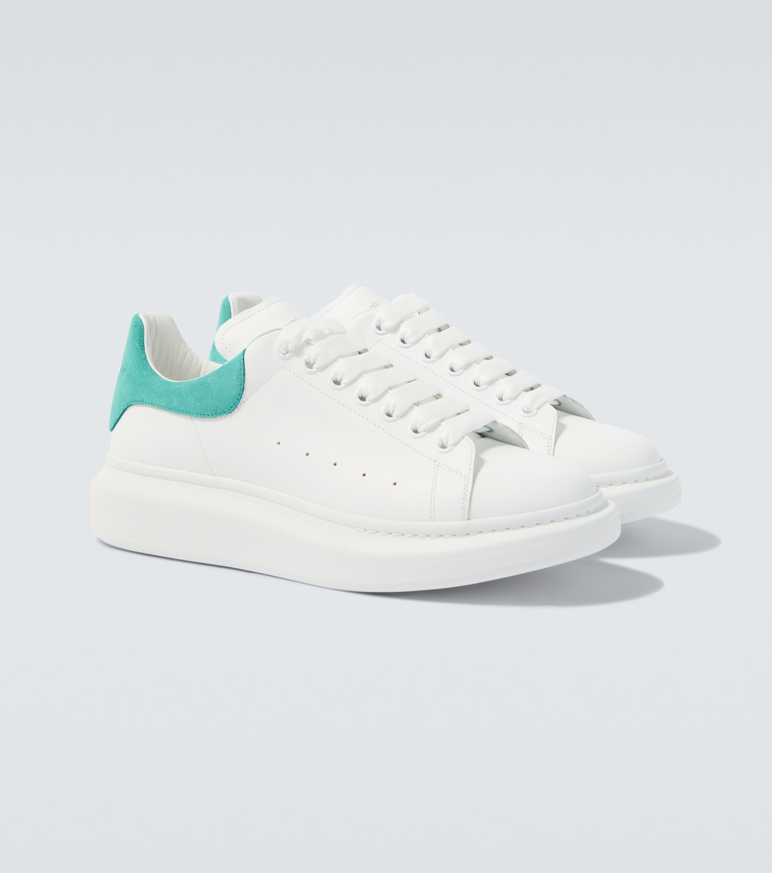 Oversized leather sneakers  | McQueen