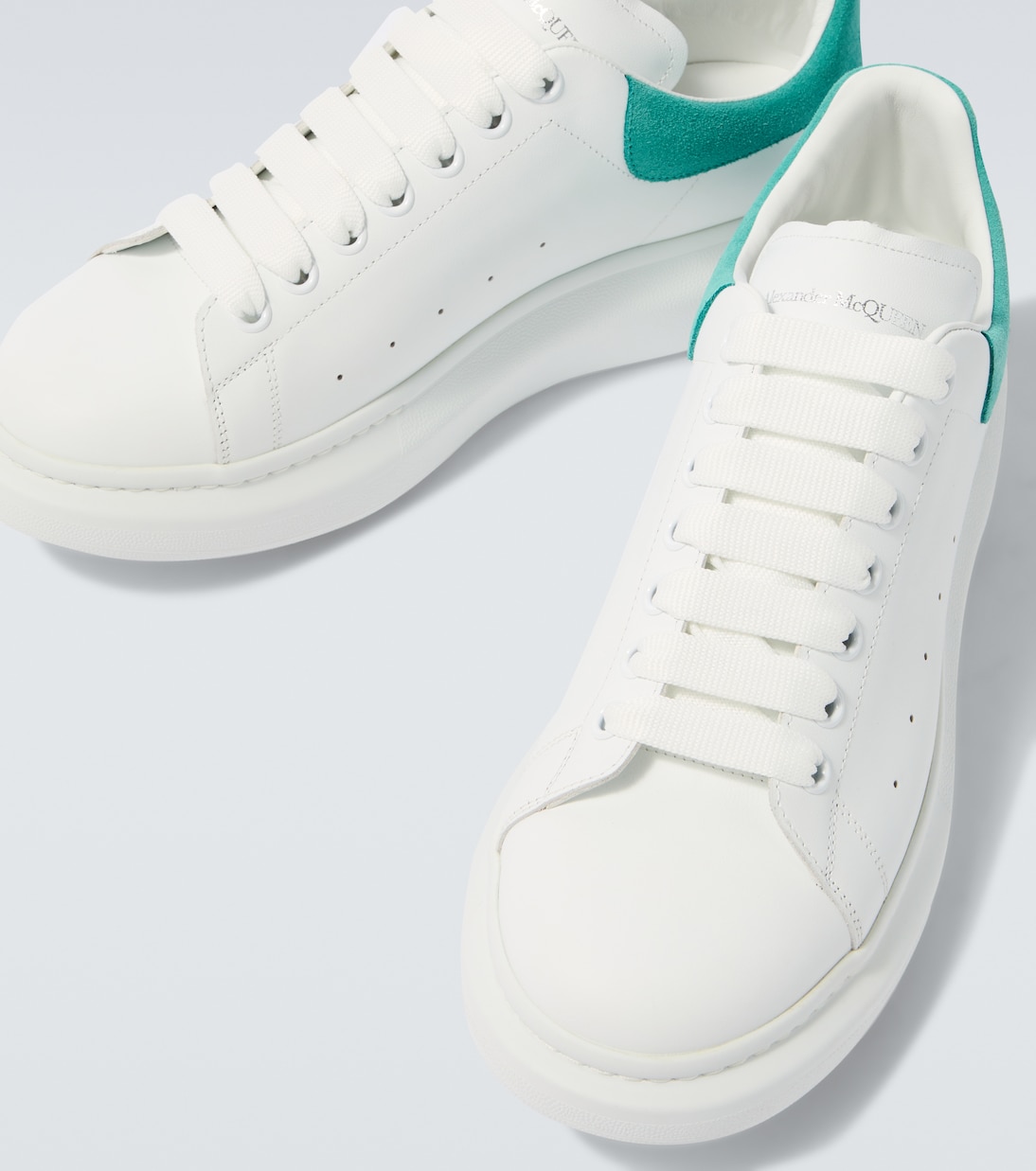 Oversized leather sneakers  | McQueen