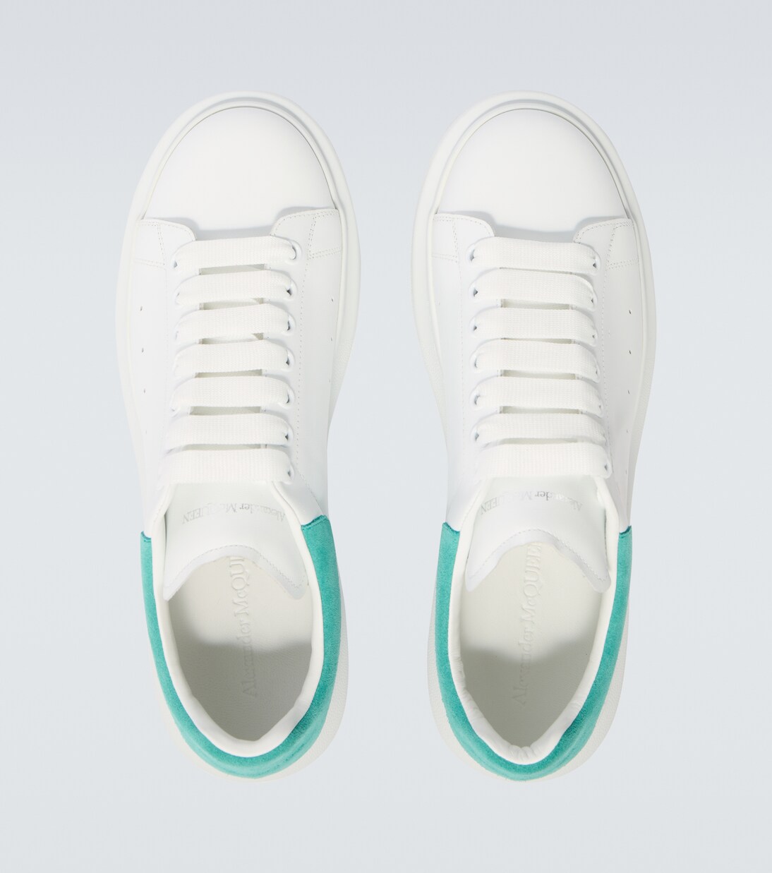 Oversized leather sneakers  | McQueen