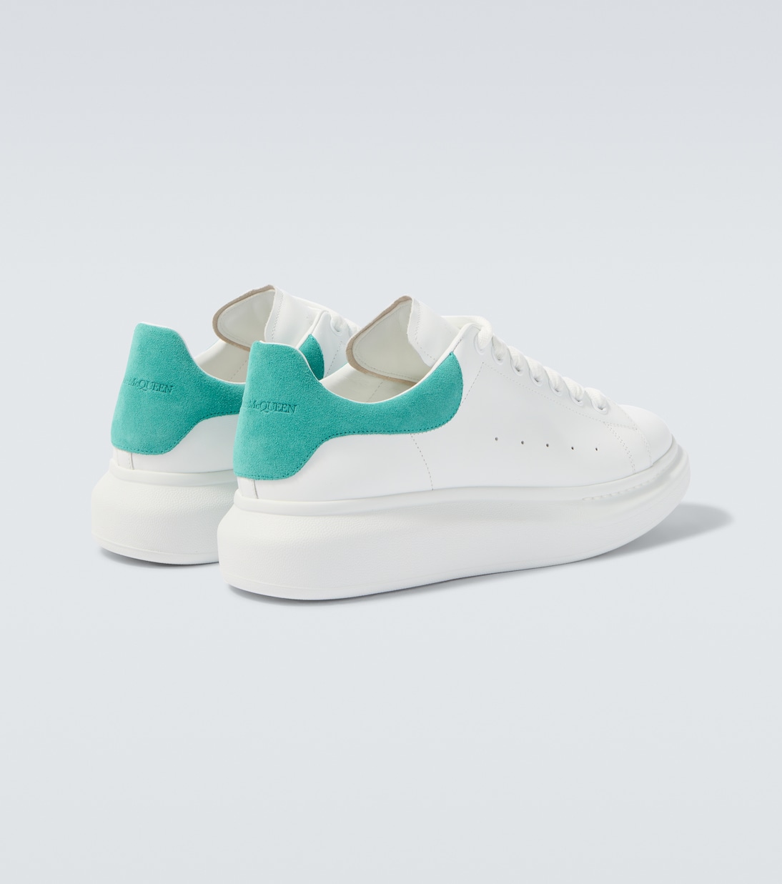Oversized leather sneakers  | McQueen
